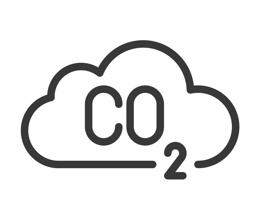 illustration of cloud with "CO2"